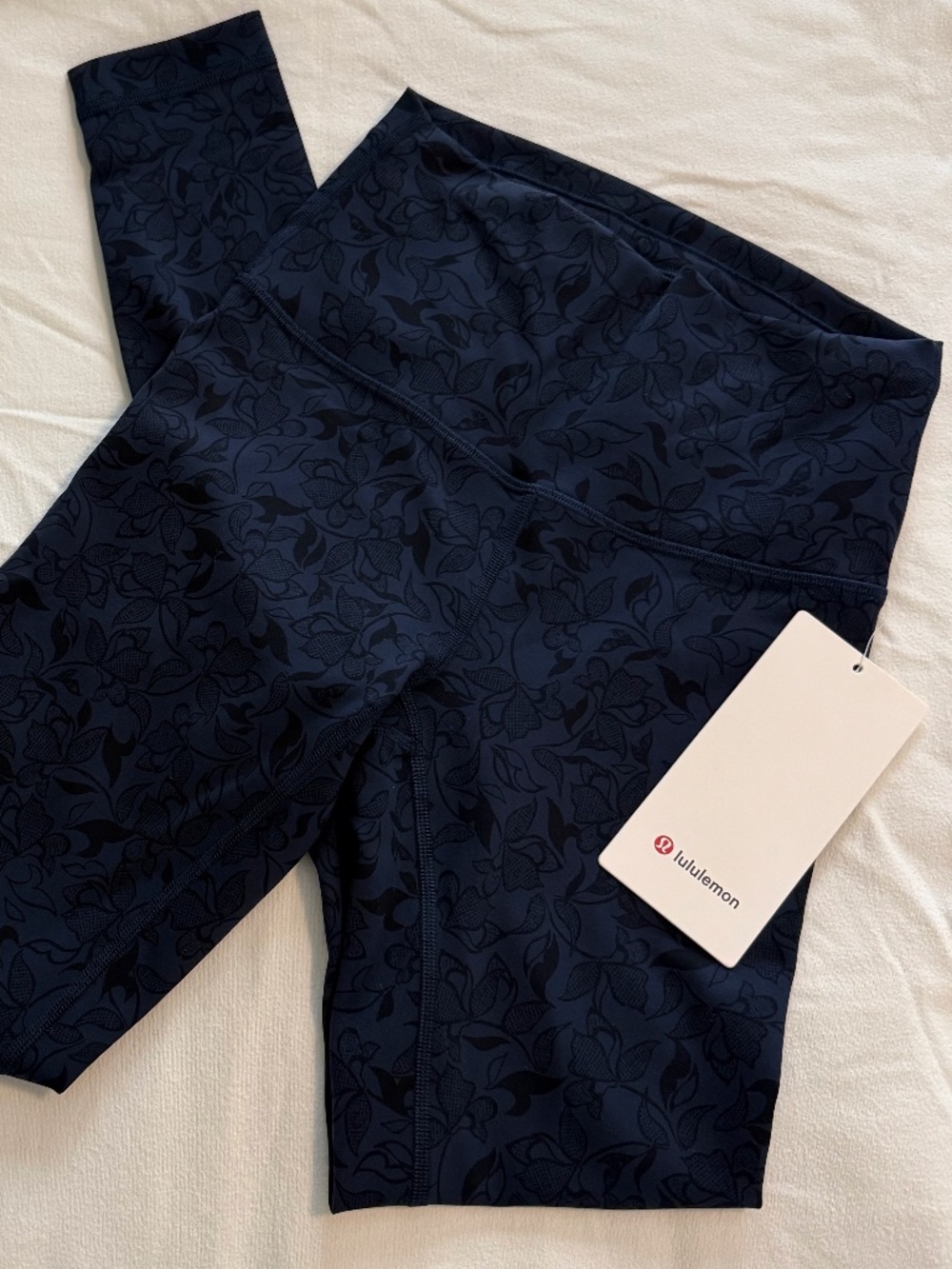Wunder Train HR Tight 28" - Blue/Black Patterned